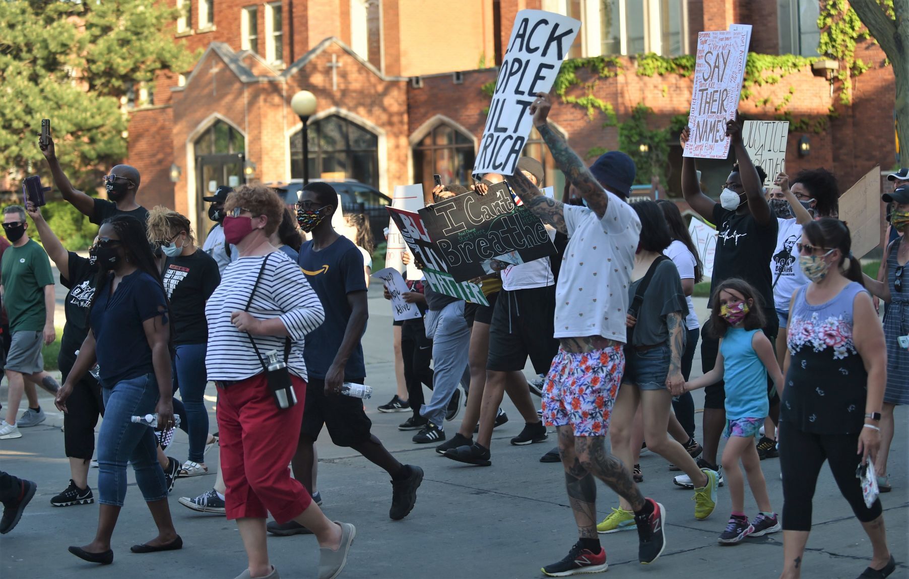 Tuesday protest